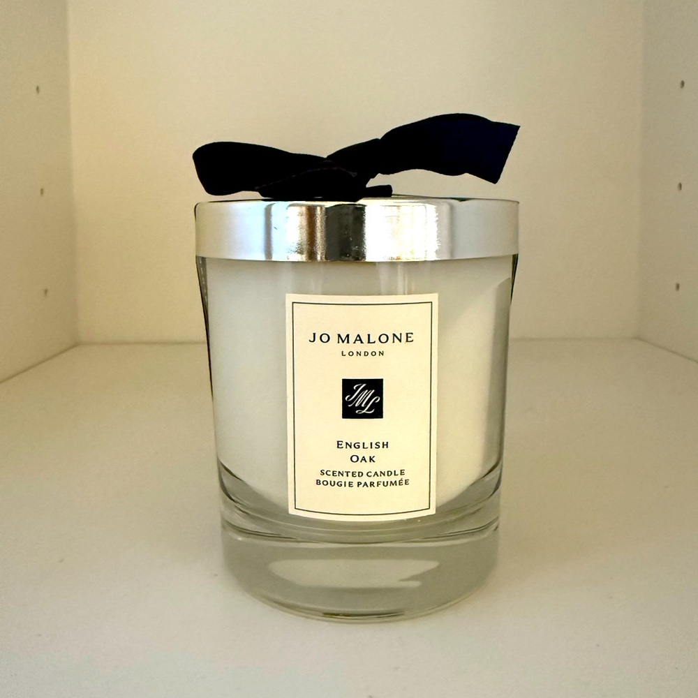 Jo Malone English Oak Scented Candle 7oz/200g - NEW w/BOW